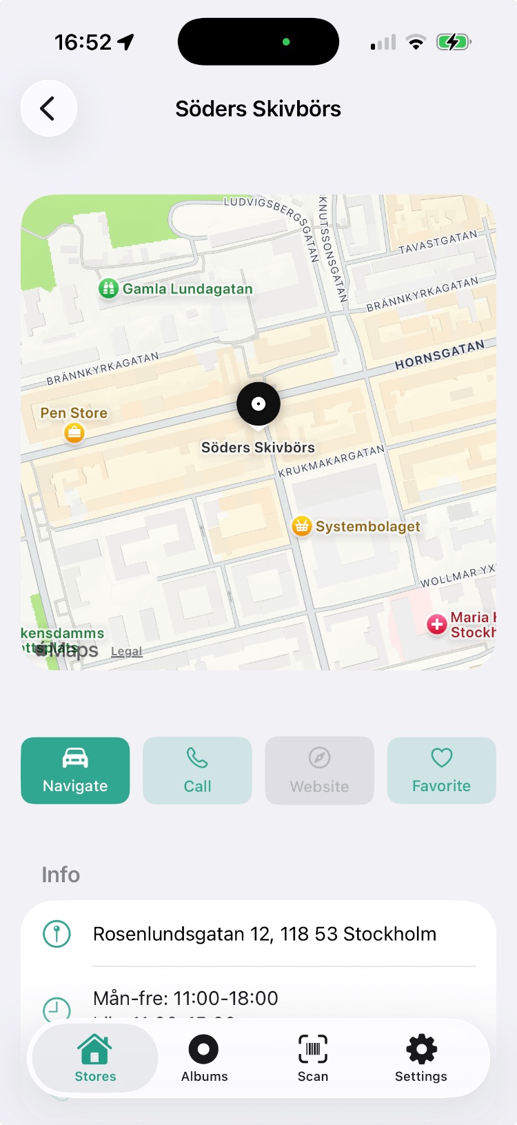 Vinylsamlaren app screenshot